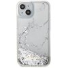 Etui GUESS Liquid Glitter Marble do Apple iPhone 14 Biały Model telefonu iPhone 14
