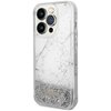Etui GUESS Liquid Glitter Marble do Apple iPhone 14 Pro Biały Seria telefonu iPhone