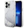 Etui GUESS Liquid Glitter Marble do Apple iPhone 14 Pro Max Biały