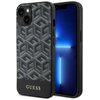 Etui GUESS GCube Stripes MagSafe do Apple iPhone 14 Plus Czarny