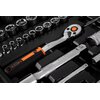 Zestaw kluczy nasadowych NEO TOOLS 10-054 1/2, 1/4 cala (73 elementy) Liczba sztuk w opakowaniu 73