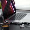 Hub SATECHI Pro Max USB Typu C, Pasywny Szary Obsługiwane standardy USB USB 3.2 Gen. 1 Typu C (USB 3.0/3.1 Gen. 1) - 5 Gb/s