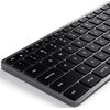 Klawiatura SATECHI Slim X3 Szary Interfejs Bluetooth