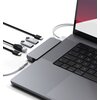 Hub SATECHI ST-UCPHMIS USB Typu C, Pasywny Szary Interfejs USB Typu C