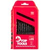 Zestaw wierteł TOP TOOLS 60H725 (25 szt.)