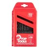 Zestaw wierteł TOP TOOLS 60H719 (19 szt.) Średnica robocza [mm] 1