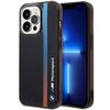 Etui BMW Tricolor Stripe do Apple iPhone 14 Pro Czarny