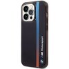 Etui BMW Tricolor Stripe do Apple iPhone 14 Pro Czarny Seria telefonu iPhone