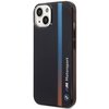 Etui BMW Tricolor Stripe do Apple iPhone 14 Czarny Seria telefonu iPhone