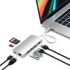 Hub SATECHI ST-TCMA2S USB Typu C, Pasywny Srebrny Dodatkowe informacje Obsługa monitora 4K 60Hz