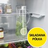 Lodówka HAIER HTW5618DNMG 3D No Frost 185cm Srebrny Kolor / wykończenie frontu Srebrny