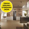 Lodówka HAIER HTW5620CNMP 3D No Frost 205cm Ciemny Inox Szklane wykończenie drzwi Nie
