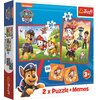 Puzzle TREFL Psi Patrol Psia ekipa w akcji 93337 (78 elementów) + memory
