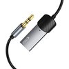 Adapter USB - Jack 3.5 mm TECH-PROTECT UltraBoost Bluetooth Szary Gniazdo (żeńskie) Brak