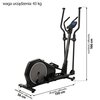 Orbitrek magnetyczny HAMMER Crossfly BT 18kg 40cm Rodzaj oporu Magnetyczny