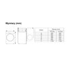 Pralka HISENSE WF5S1045BW Seria 5S PL 10.5kg 1400 obr Autodozowanie Wi-Fi ConnectLife Szybkie programy AllergyCare Możliwość zabudowy pod blatem Tak