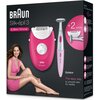 Depilator BRAUN  Silk-epil 3 3-420 + Trymer Bikini Nogi Twarz Użytkowanie Na sucho