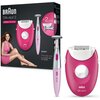 Depilator BRAUN  Silk-epil 3 3-420 + Trymer Bikini Nogi Twarz Funkcje dodatkowe Oświetlenie miejsca depilacji