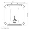 Bojler elektryczny ELECTROLUX EWH10QUEEC 10 l Pojemność [l] 10