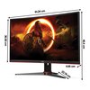 Monitor AOC C27G2E/BK 27" 1920x1080px 165Hz 1 ms [MPRT] Curved Przeznaczenie Dla gracza