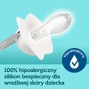 Smoczek CANPOL BABIES Bonjour Paris 0-6 m Różowo-szary (2 sztuki) Cechy Anatomiczny kształt