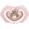 Smoczek CANPOL BABIES Bonjour Paris 0-6 m Różowo-szary (2 sztuki) Rodzaj Uspokajający