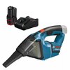 Odkurzacz BOSCH GAS 12V + Ładowarka BOSCH Professional GAL 12V-40 + Akumulator BOSCH Professional 1600Z0002X 2Ah 12V Pojemność pojemnika/worka [l] 0.35