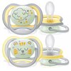 Smoczek PHILIPS Avent Ultra Air SCF376/01 18 m+ Wielokolorowy (2 sztuki)