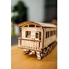 Zabawka drewniana WOOD TRICK Vintage Machinery 3D Locomotive R17 WDTK022 (405 elementów) Seria Vintage Machinery