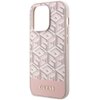 Etui GUESS GCube Stripes MagSafe do Apple iPhone 14 Pro Różowy Typ Etui nakładka
