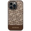 Etui GUESS GCube Stripes MagSafe do Apple iPhone 14 Pro Brązowy Model telefonu iPhone 14 Pro