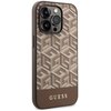 Etui GUESS GCube Stripes MagSafe do Apple iPhone 14 Pro Brązowy Kompatybilność Apple iPhone 14 Pro