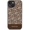Etui GUESS GCube Stripes MagSafe do Apple iPhone 14 Plus Brązowy Model telefonu iPhone 14 Plus