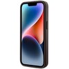 Etui GUESS GCube Stripes MagSafe do Apple iPhone 14 Plus Brązowy Dominujący kolor Brązowy