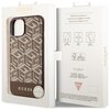 Etui GUESS GCube Stripes MagSafe do Apple iPhone 14 Plus Brązowy Marka telefonu Apple