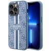 Etui GUESS 4G Printed Stripes MagSafe do Apple iPhone 14 Pro Niebieski