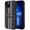Etui GUESS 4G Printed Stripes MagSafe do Apple iPhone 14 Plus Czarny