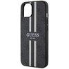 Etui GUESS 4G Printed Stripes MagSafe do Apple iPhone 14 Plus Czarny Typ Etui nakładka