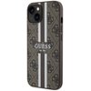 Etui GUESS 4G Printed Stripes MagSafe do Apple iPhone 14 Plus Brązowy Seria telefonu iPhone