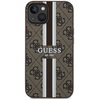 Etui GUESS 4G Printed Stripes MagSafe do Apple iPhone 14 Plus Brązowy Model telefonu iPhone 14 Plus