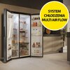 Lodówka HAIER HSW59F18EIMM Side by Side No Frost 177.5cm Inox Dystrybutor wody Zmiana kierunku otwierania drzwi Nie