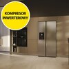 Lodówka HAIER HSW59F18EIMM Side by Side No Frost 177.5cm Inox Dystrybutor wody Funkcje Dystrybutor wody, Sterowanie smartfonem, Szybkie chłodzenie, Szybkie zamrażanie