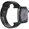Pasek PURO Icon do Apple Watch 38/40/41/42mm Czarny Materiał Silikon