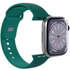 Pasek PURO Icon do Apple Watch 38/40/41mm Zielony Materiał Silikon