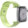 Pasek PURO Icon do Apple Watch 38/40/41/42mm Jasnozielony Materiał Silikon