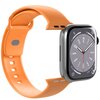 Pasek PURO Icon do Apple Watch 38/40/41mm Pomarańczowy Materiał Silikon