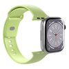 Pasek PURO Icon do Apple Watch 42/44/45/49mm Jasnozielony Materiał Silikon
