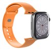Pasek PURO Icon do Apple Watch 42/44/45/49mm Pomarańczowy Materiał Silikon