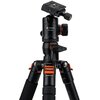 Statyw FOTOPRO X-go HR Pro + FPH-52Q Czarny Ruchoma głowica Tak