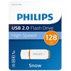 Pendrive PHILIPS Snow 128GB, USB 2.0, Odczyt 25 Mb/s, Zapis 18 Mb/s Interfejs USB 2.0